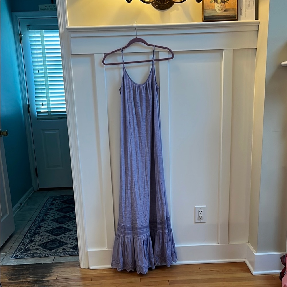 Anthropologie Lavender Maxi Dress